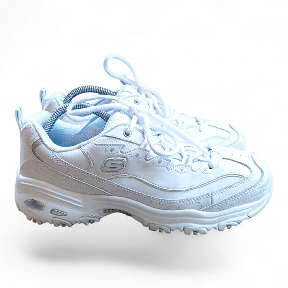 Skechers D'Lites Fresh Start Wide Fit 9.5 Women's Memory Foam Walking Shoes - Picture 2 of 8